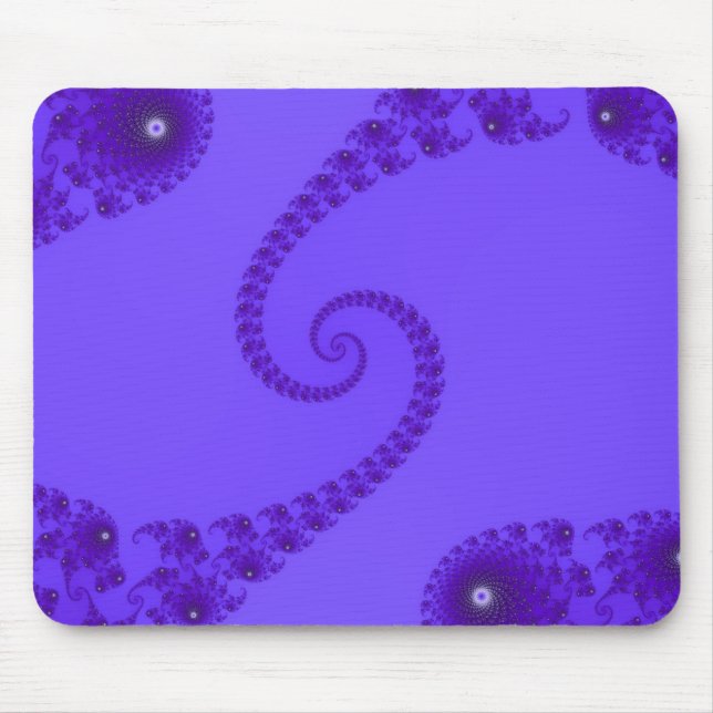 Mousepad espiral dobro roxo azul (Frente)