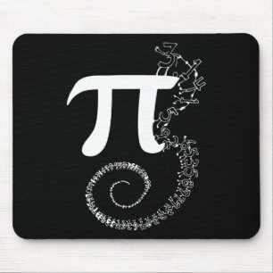 Mousepad Espiral Pi Math Funny Pi Dia 3.14 Equação Matemáti