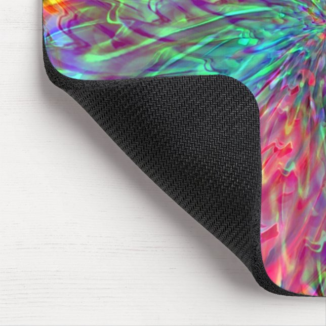 Mousepad Espiral suave em manchas brilhantes sobrepostas (Canto)