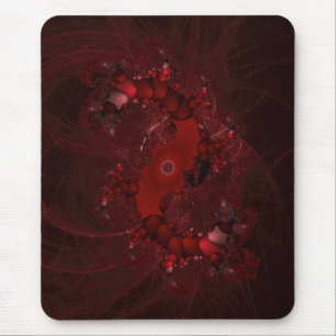 Mousepad espiral Vermelho fractal