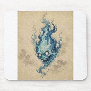 Mousepad Espírito Chama Dourada Onibi