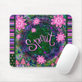 Mousepad Espírito de Diversão Floral Inspirividade Moderna 
