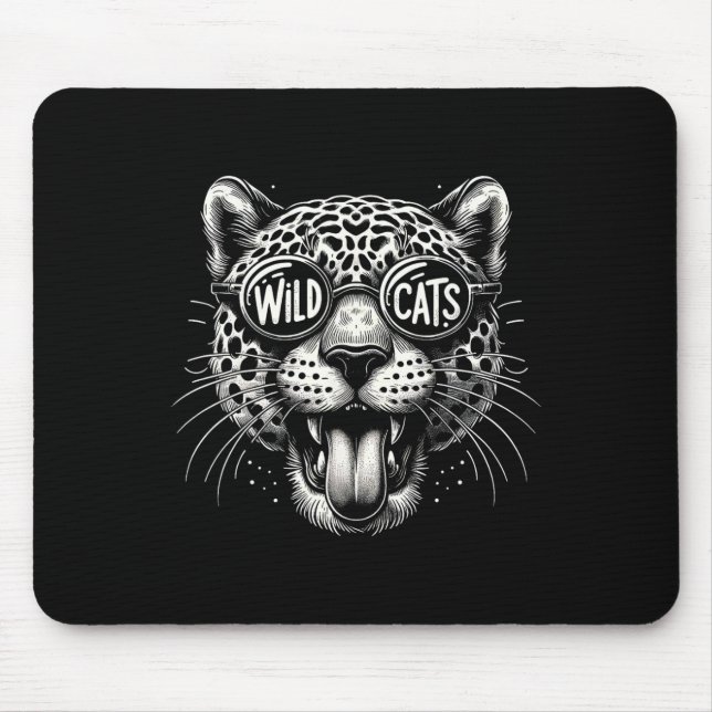 Mousepad Espírito de Equipe de Fã de Esportes Escolares do  (Frente)