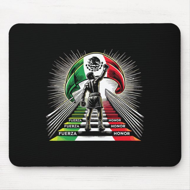Mousepad Espírito de Honra do Fuerza no Boxing mexicano (Frente)