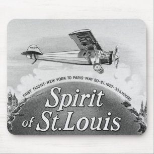 Mousepad Espírito de St Louis - envoltório do charuto do
