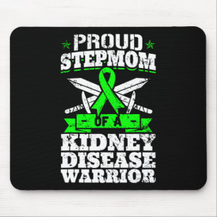 Mousepad Espírito De Um Guerreiro Da Doença Renal Awarenes