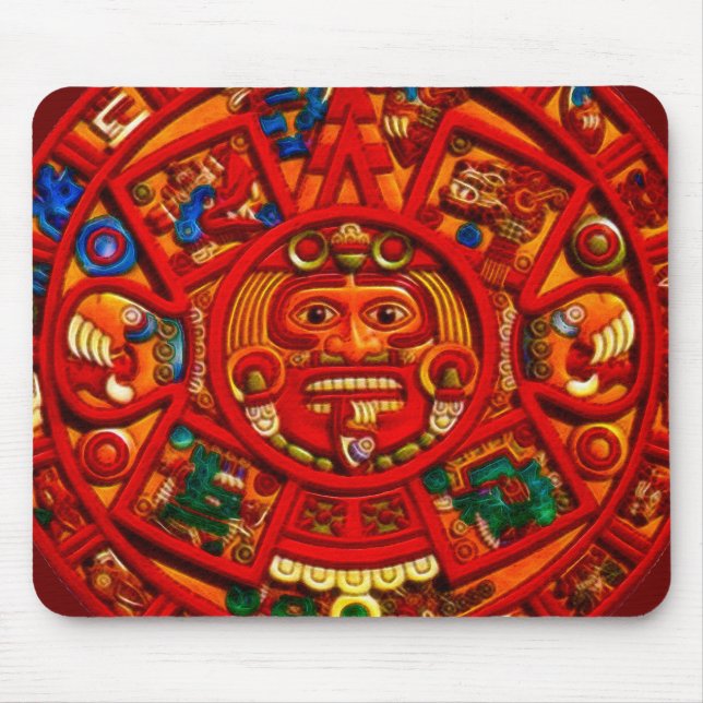 Mousepad Espírito do México e Peru, Design Maias Incas (Frente)