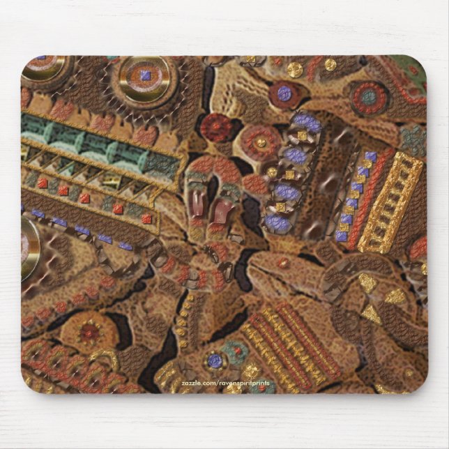 Mousepad Espírito do México e Peru, Design Maias Incas (Frente)