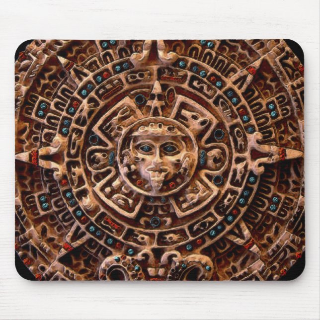 Mousepad Espírito do México e Peru, Design Maias Incas (Frente)