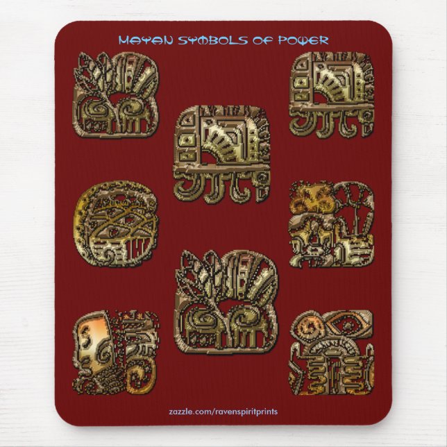 Mousepad Espírito do México e Peru, Design Maias Incas (Frente)