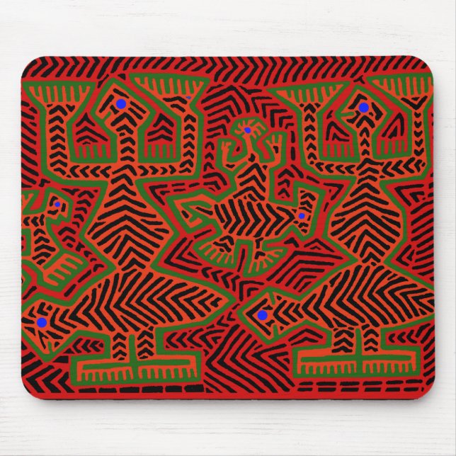 Mousepad Espíritos Mola Índios Kuna (Frente)