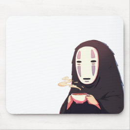 Mousepad espirituoso - chá de bebendo de anime de máscara