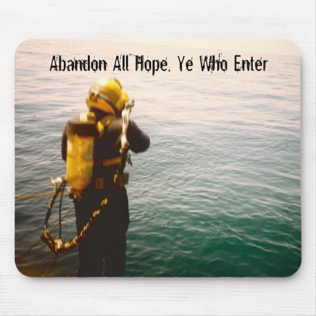 Mousepad Espirro do mergulhador do golfo (Frente)