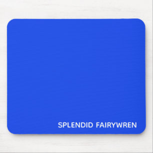 Mousepad Esplêndido Nome de Cor Azul Fairywren