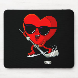 Mousepad Esportes de Dia de os namorados de Hóquei em Gelo