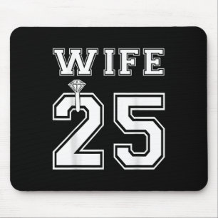 Mousepad Esposa 2025 Marido Casamento Festa Noivado Lua de