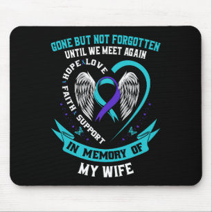 Mousepad Esposa de Camisa De Sensibilização Suicida Saiu Ma