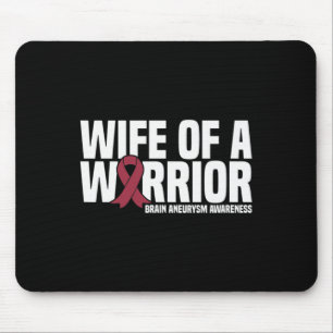 Mousepad Esposa de um Guerreiro Aneurisma do Cérebro