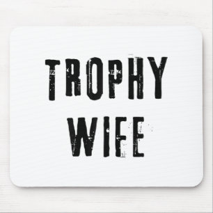 Mousepad Esposa do Troféu Legal Mãe Piada Pai Noiva Engraça