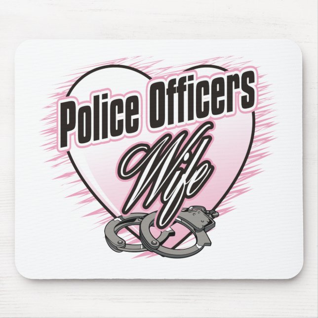 Mousepad Esposa dos agentes da polícia (Frente)