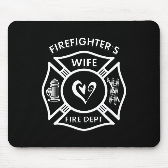Mousepad Esposa dos sapadores-bombeiros (Frente)