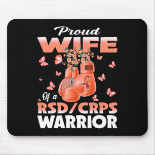 Mousepad Esposa Orgulhosa De Um Boxão De Sensibilização Do