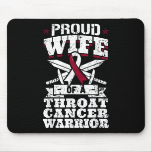 Mousepad Esposa Orgulhosa De Um Cancer Do Pescoço Do Cancer