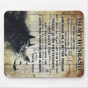 Mousepad Esposa Para Minha Letra Marido Presente de Cota