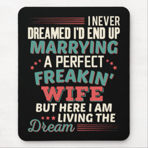 Mousepad Esposa Perfeita e Irritante Humor Marido