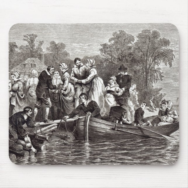 Mousepad Esposas para os colonos em Jamestown (Frente)