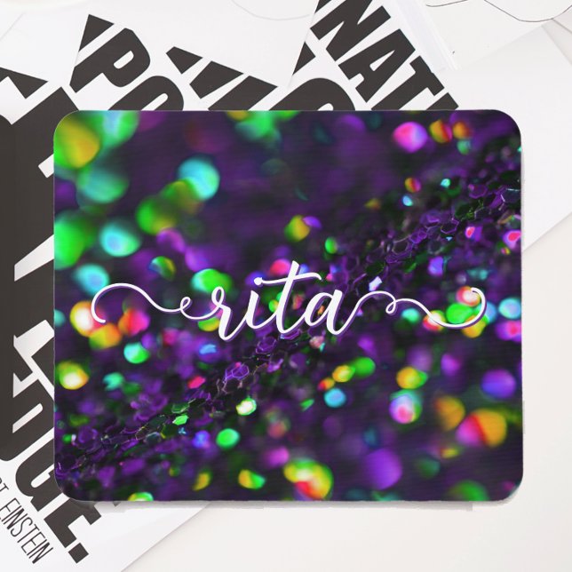 Mousepad Espumantes roxos escuros (Criador carregado)