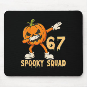 Mousepad Esquadrão Assustador Abóbora 67 Meme de Halloween