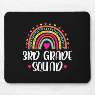 Mousepad Esquadrão da 3ª Série Arco-íris Volta às Aulas Pro
