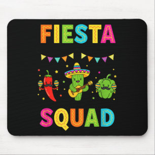 Mousepad Esquadrão da festa cacto fofo pimentão pimentão cr