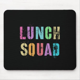 Mousepad Esquadrão De Almoço De Volta Ao Serviço De Comida