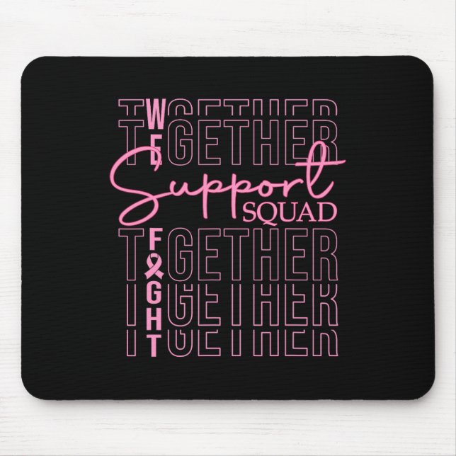 Mousepad Esquadrão De Apoio À Consciência Do Cancer Que Com (Frente)