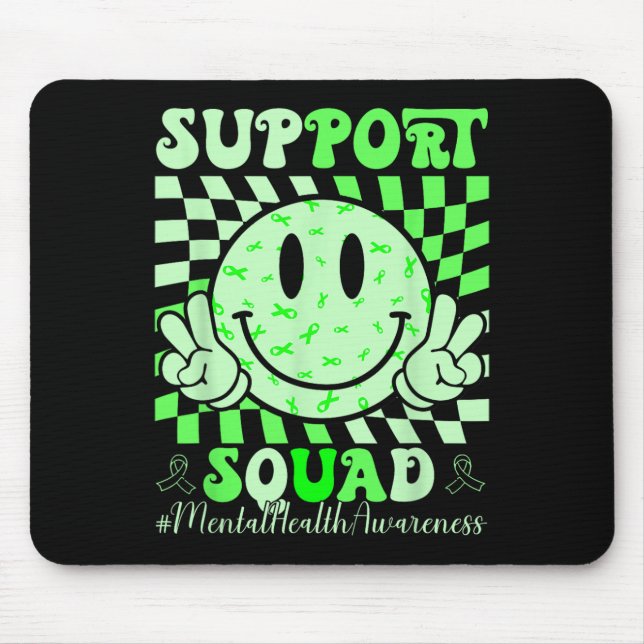 Mousepad Esquadrão de Apoio à Consciencialização de Problem (Frente)