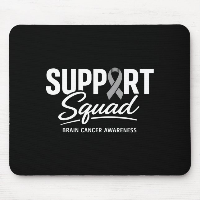 Mousepad Esquadrão de apoio à conscientização sobre o cânce (Frente)