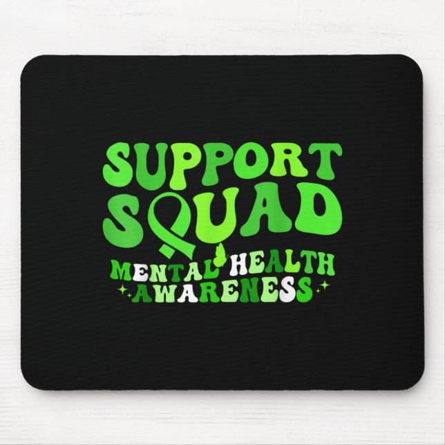 Mousepad Esquadrão de Apoio à Conscientização sobre Saúde M (Frente)
