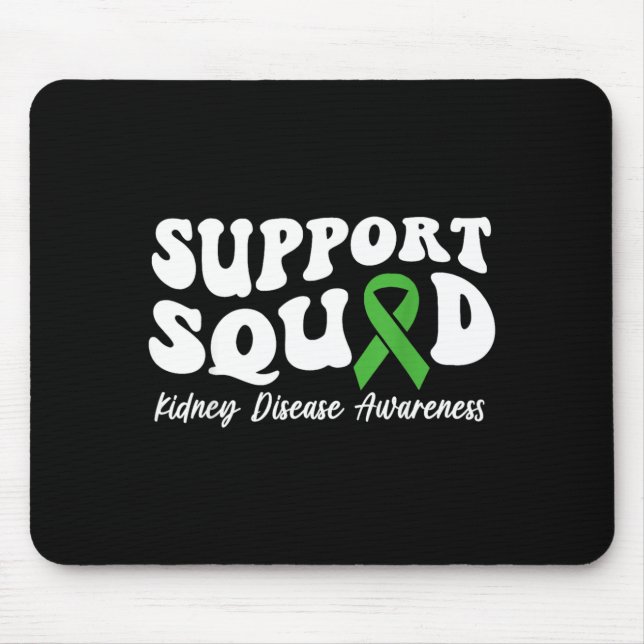 Mousepad Esquadrão de Apoio à Doença Renal Faixa Verde (Frente)