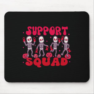 Mousepad Esquadrão de Apoio Câncer de Sangue Dia das Bruxas