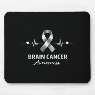 Mousepad Esquadrão de apoio conscientização do câncer cereb