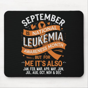 Mousepad Esquadrão de Apoio Fita Laranja Leucemia Câncer de