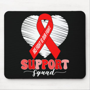 Mousepad Esquadrão de Apoio Groovy A Luta Dele É Nossa Luta