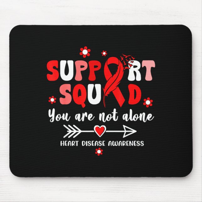 Mousepad Esquadrão de Apoio Groovy Fita Vermelha Conscienti (Frente)