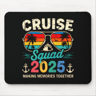 Mousepad Esquadrão de cruzeiro 2025 grupo familiar correspo