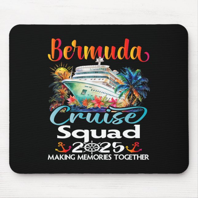 Mousepad Esquadrão de Cruzeiro das Bermudas 2025 Amigo Famí (Frente)