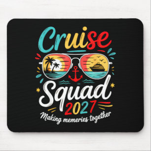 Mousepad Esquadrão de cruzeiro vintage férias de verão 2027