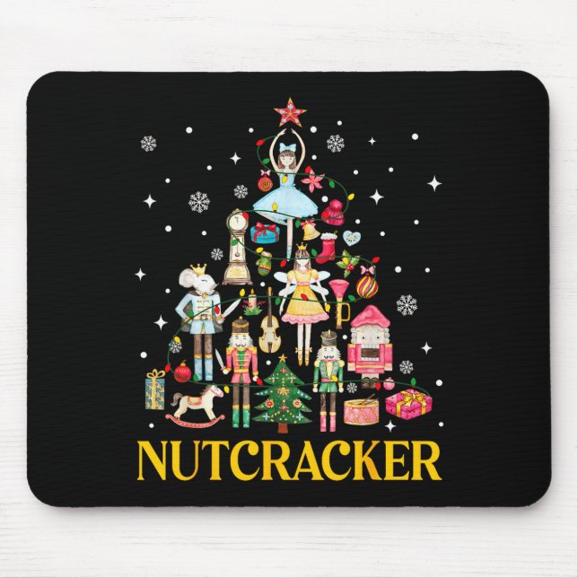 Mousepad Esquadrão de Dança de Ballet Nutcracker de Natal M (Frente)