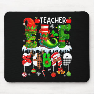Mousepad Esquadrão de Elfo Professor Xmas Chapéu de Elfo Co